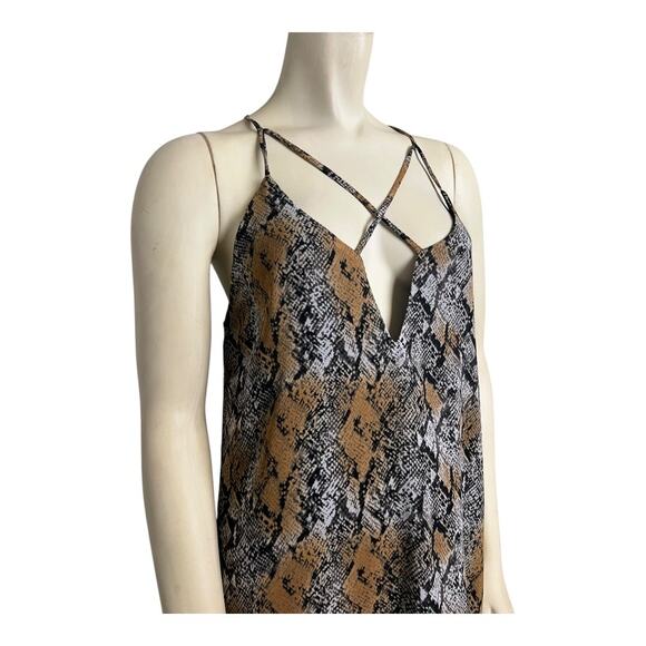 Tobi Snake Print Sundress Casual Dress A-Line Reptile - Picture 2 of 6